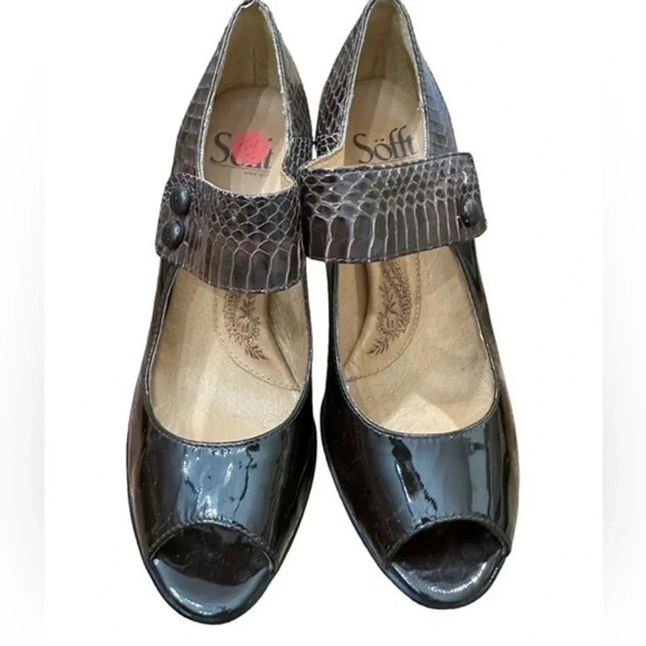 Sofft Galante Chocolate Heels Size US 6.5 new - Picture 5 of 13